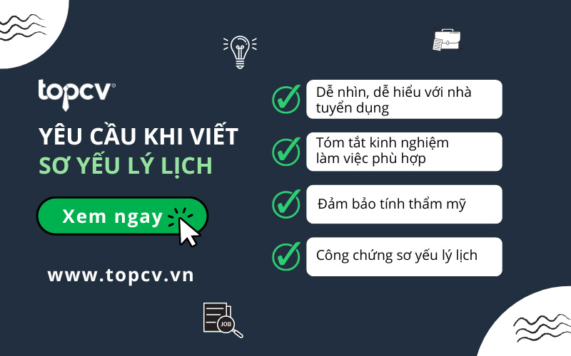 Tải mẫu sơ yếu lý lịch xin việc chuẩn nhất 2024