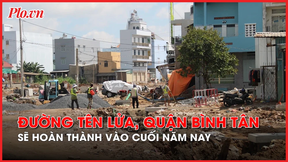 Đường Tên Lửa, quận Bình Tân dự kiến hoàn thành vào cuối 2024