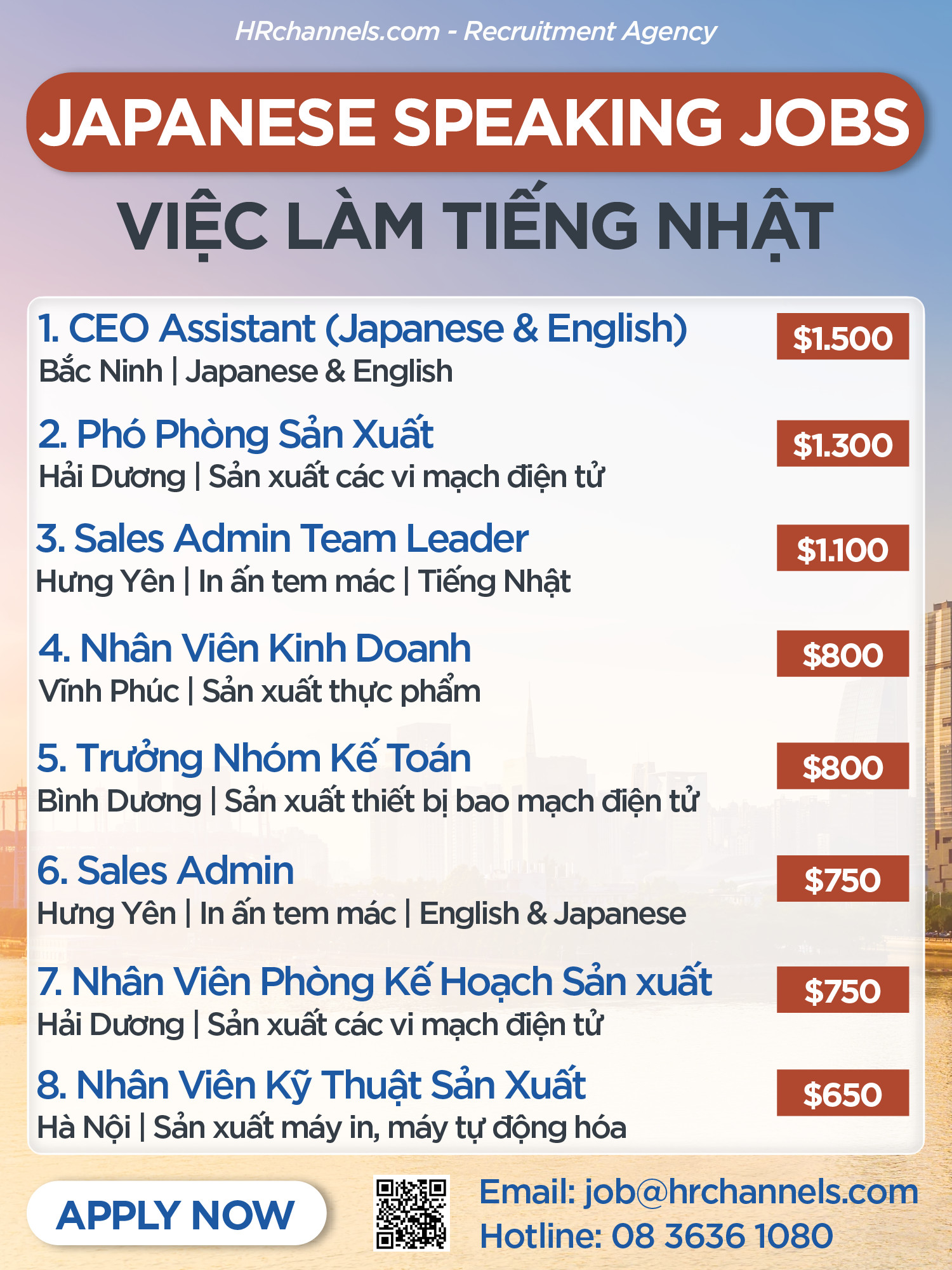 Cách viết mail xin việc bằng Tiếng Nhật chỉn chu nhất