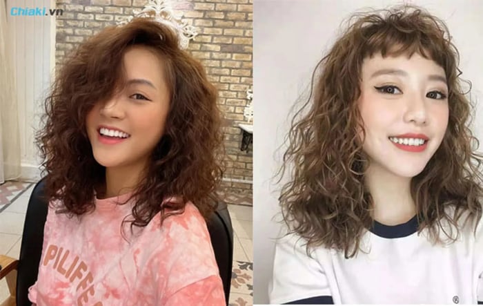 TOP 40 kiểu tóc uốn ngang vai trẻ trung, đẹp thịnh hành năm 2024