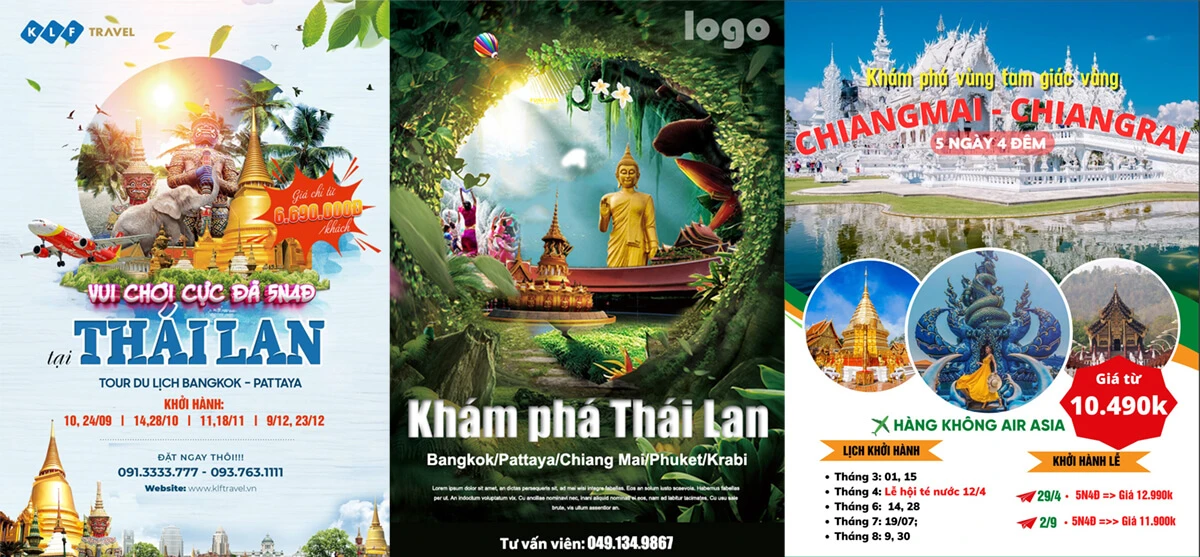 99+ mẫu poster du lịch, tạo ấn tượng thị giác [Hướng dẫn chi tiết]