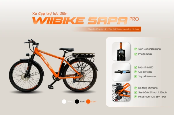 Xe đạp Trợ lực điện Wiibike Sapa Pro giá tốt hàng chính hãng