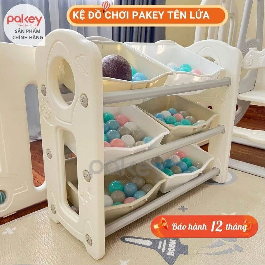 Kệ đồ chơi cho bé Pakey hình Tên Lửa