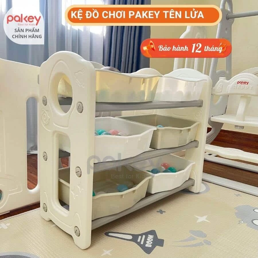 Kệ đồ chơi cho bé Pakey hình Tên Lửa