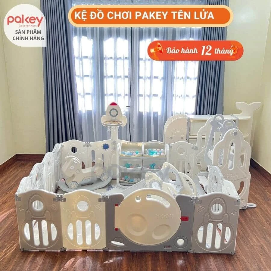 Kệ đồ chơi cho bé Pakey hình Tên Lửa