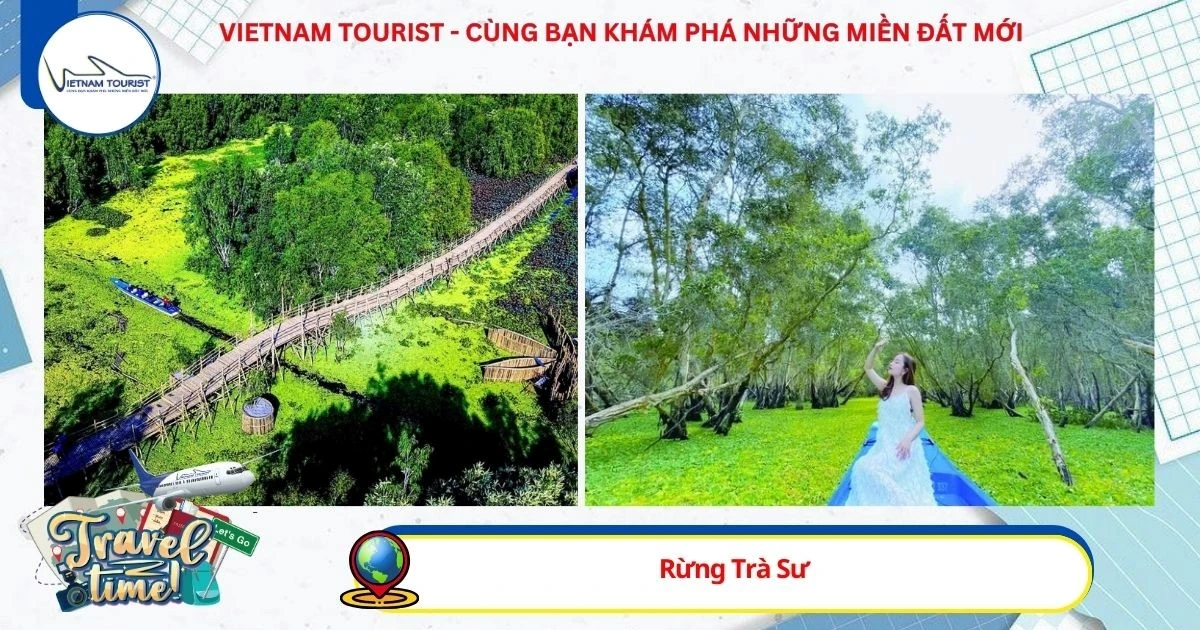 TOUR CHÂU ĐỐC - RỪNG TRÀ SƯ - NÚI CẤM 1N1Đ