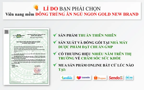 Đông Trùng Ăn Ngủ Ngon New Formula Fast (dạng vỉ)