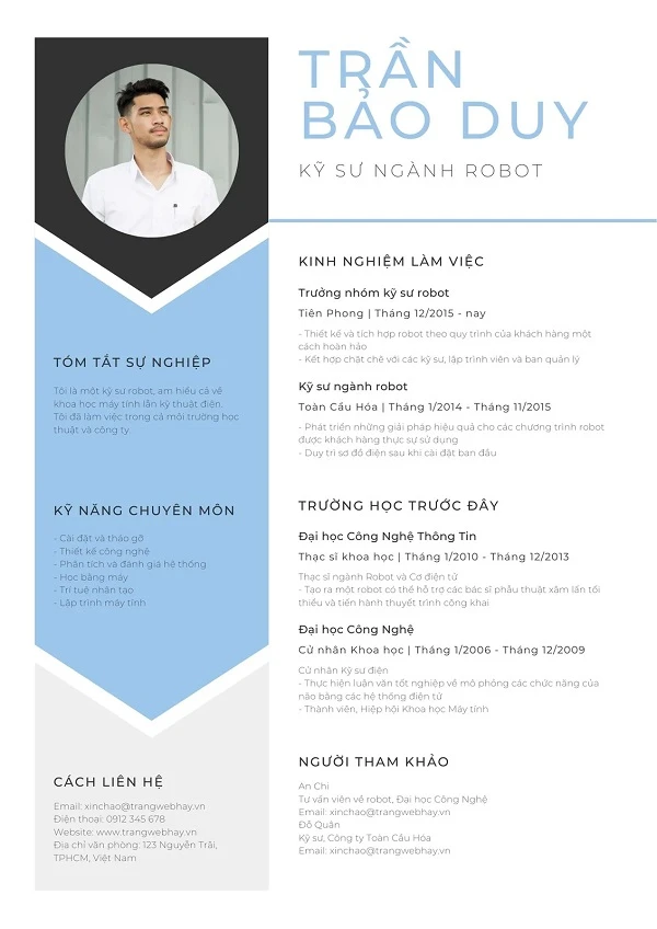 Tải mẫu CV xin việc File PDF+Word đơn giản, miễn phí