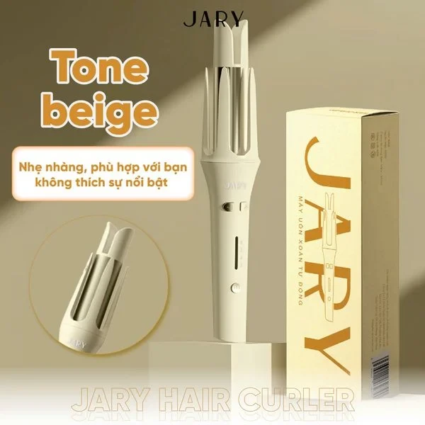 MÁY UỐN TÓC TỰ ĐỘNG JARY HAIR CURLER - TONE BEIGE