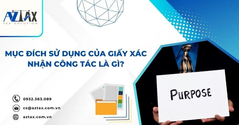 Mẫu giấy xác nhận công tác đầy đủ, chi tiết nhất