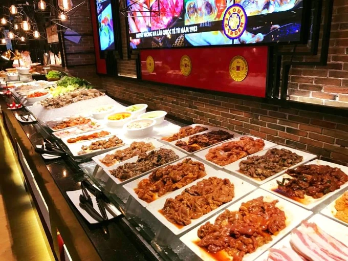 TOP 25 quán buffet Hà Nội ngon, chất lượng, đông khách | Vincom | Vincom