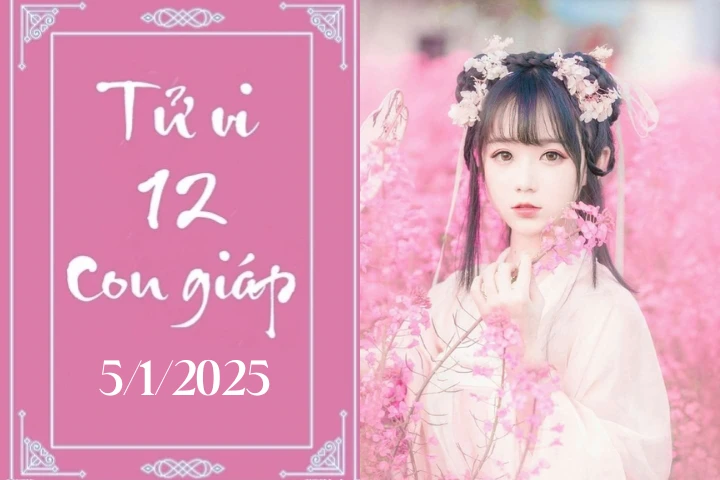 Tử vi 12 con giáp hôm nay ngày 5/1/2025: Tý thuận lợi, Dậu phát triển 